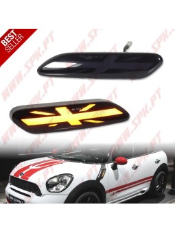 Piscas Laterais LED Dynamic / Black - Mini R60 Countryman / R61 Paceman (2011-2016)