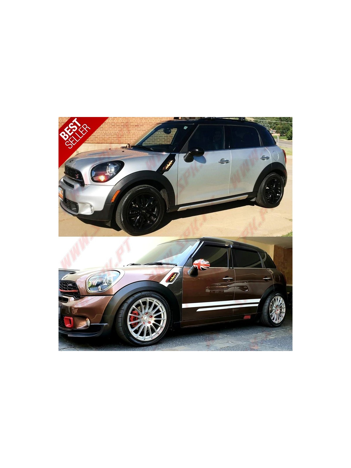 Piscas Laterais LED Dynamic / Black - Mini R60 Countryman / R61 Paceman (2011-2016)