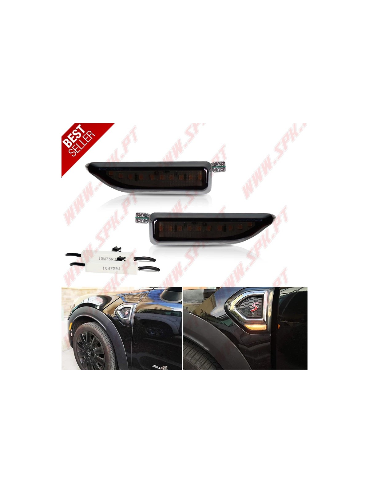 Piscas Laterais LED Dynamic / Black - Mini F60 (2017-2021) Piscas Laterais LED Dynamic / Black - Mini F60 (2017-2021)