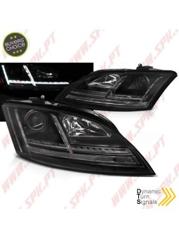 Faróis Dynamic LED / Black - Audi TT 8J (2006-2010)