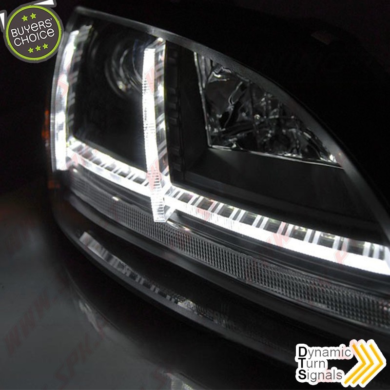 Faróis Dynamic LED / Black - Audi TT 8J (2006-2010) Faróis Dynamic LED / Black - Audi TT 8J (2006-2010)