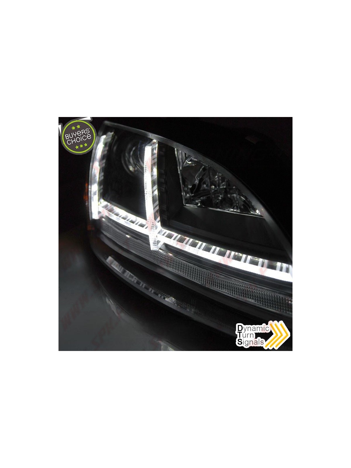 Faróis Dynamic LED / Black - Audi TT 8J (2006-2010) Faróis Dynamic LED / Black - Audi TT 8J (2006-2010)