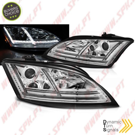 Faróis Dynamic LED / Chrome - Audi TT 8J (2006-2010)