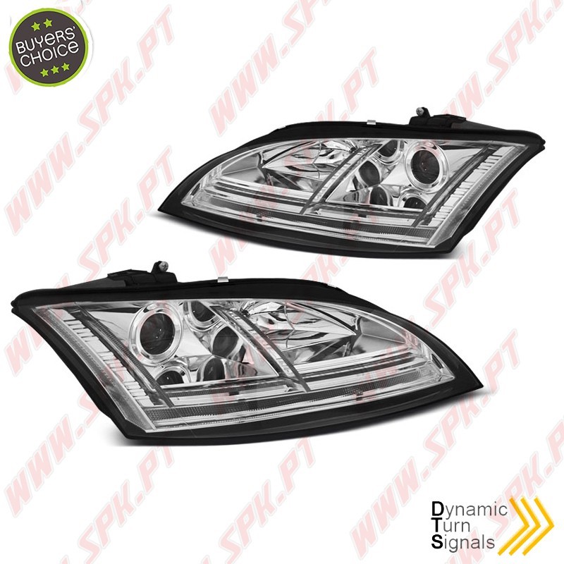 Faróis Dynamic LED / Chrome - Audi TT 8J (2006-2010)