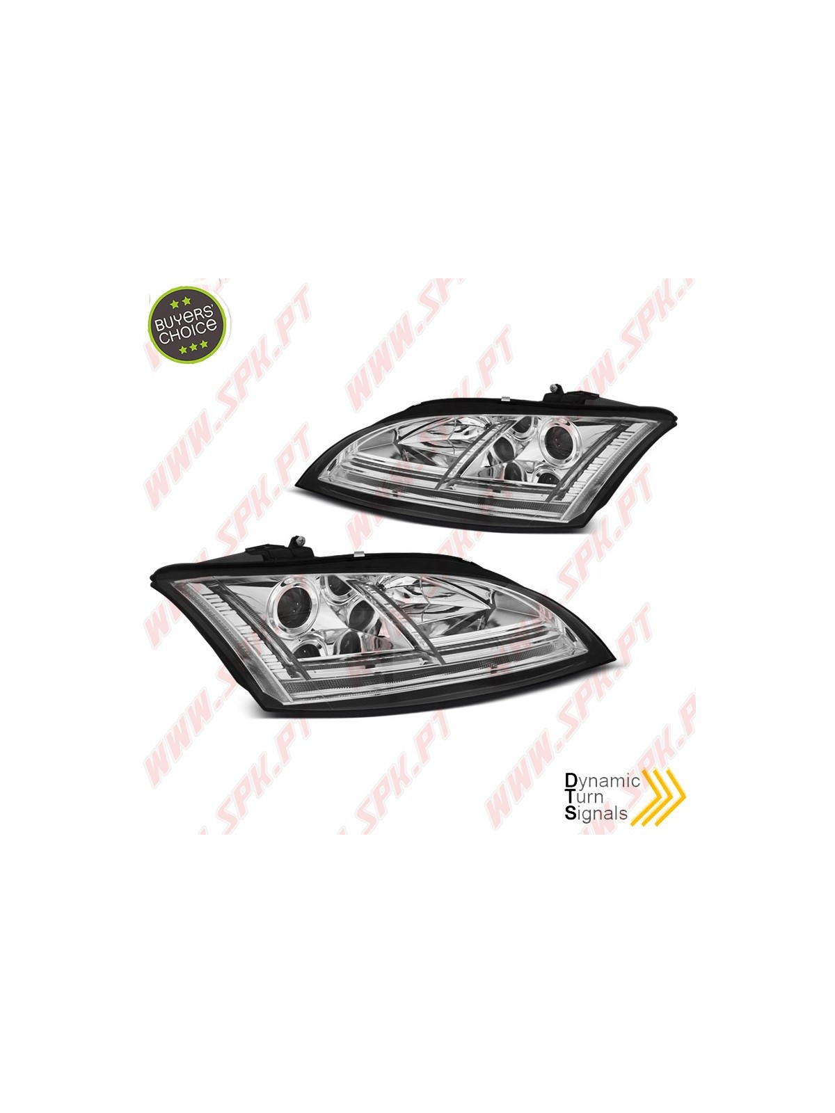 Faróis Dynamic LED / Chrome - Audi TT 8J (2006-2010)