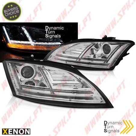 Faróis Xenon Dynamic LED / Chrome - Audi TT 8J (2010-2014)
