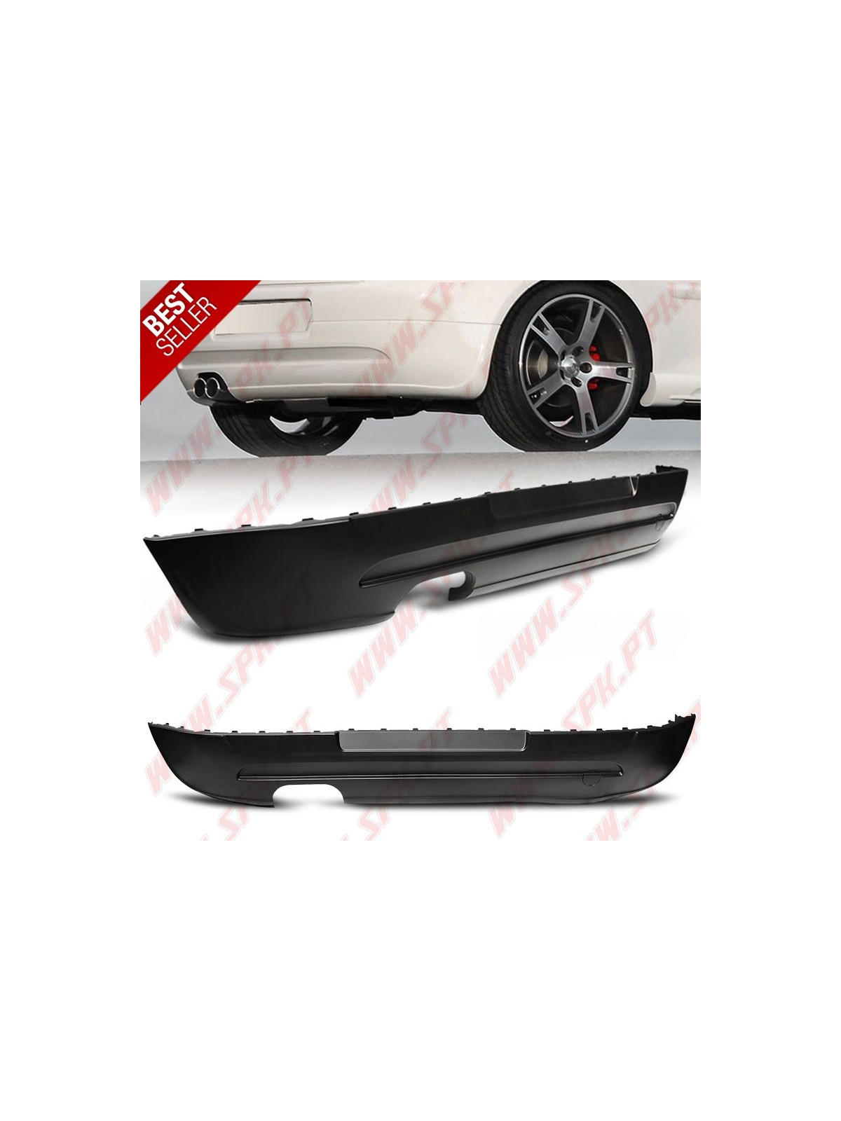 Difusor Traseiro V.1 - VW Golf 5 (2003-2008) Difusor Traseiro V.1 - VW Golf 5 (2003-2008)