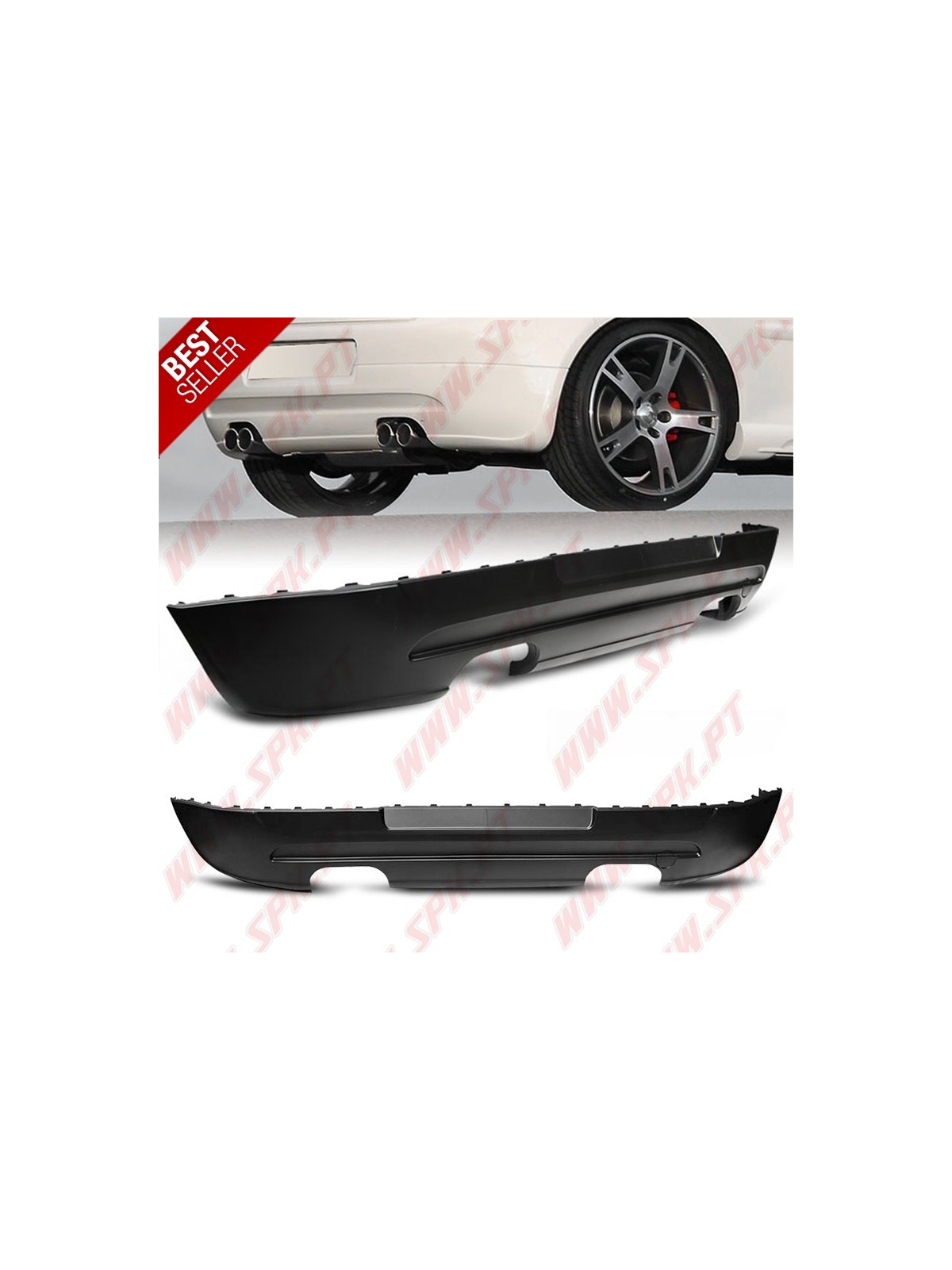 Difusor Traseiro V.2 - VW Golf 5 (2003-2008) Difusor Traseiro V.2 - VW Golf 5 (2003-2008)