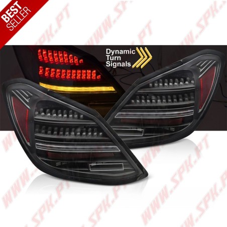 Farolins LED Dynamic Black - Mercedes W205 Sedan (2014-2021)