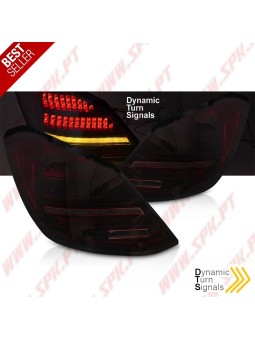 Farolins LED Dynamic Red Smoke - Mercedes W205 Sedan (2014-2021)