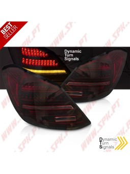 Farolins LED Dynamic Dark Red - Mercedes W205 Sedan (2014-2021)