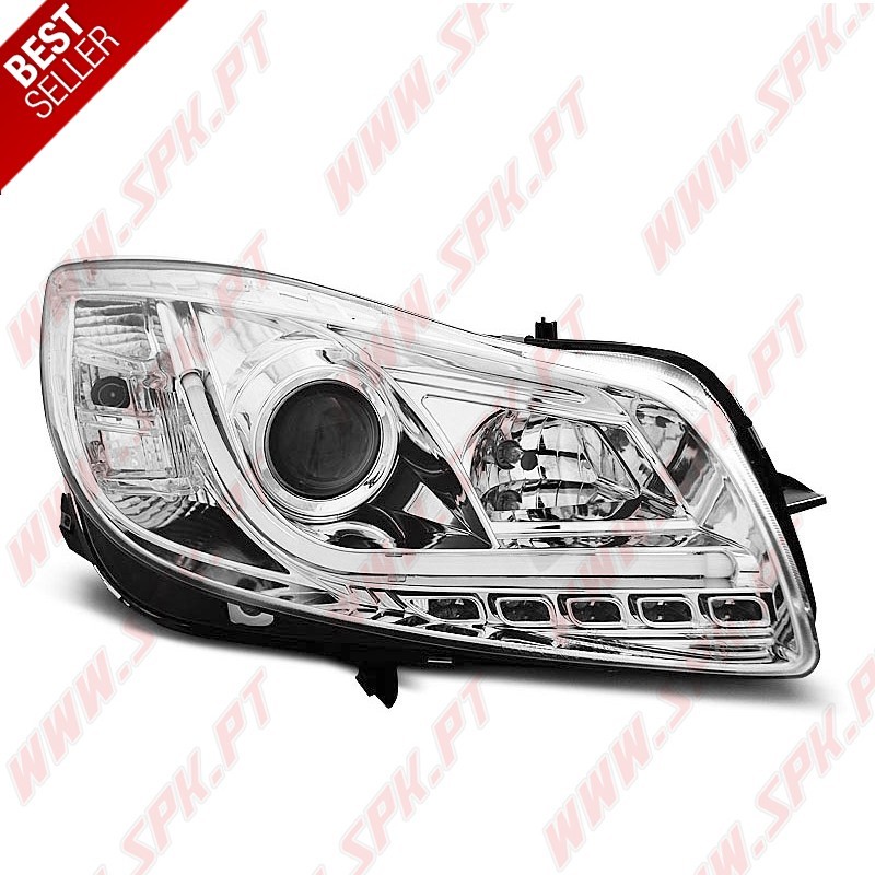 Faróis DRL LED / Chrome - Opel Insignia (2008-2012) Faróis DRL LED / Chrome - Opel Insignia (2008-2012)