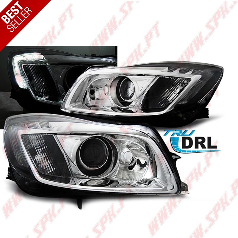 Faróis DRL LED V.1 / Chrome - Opel Insignia (2008-2012)