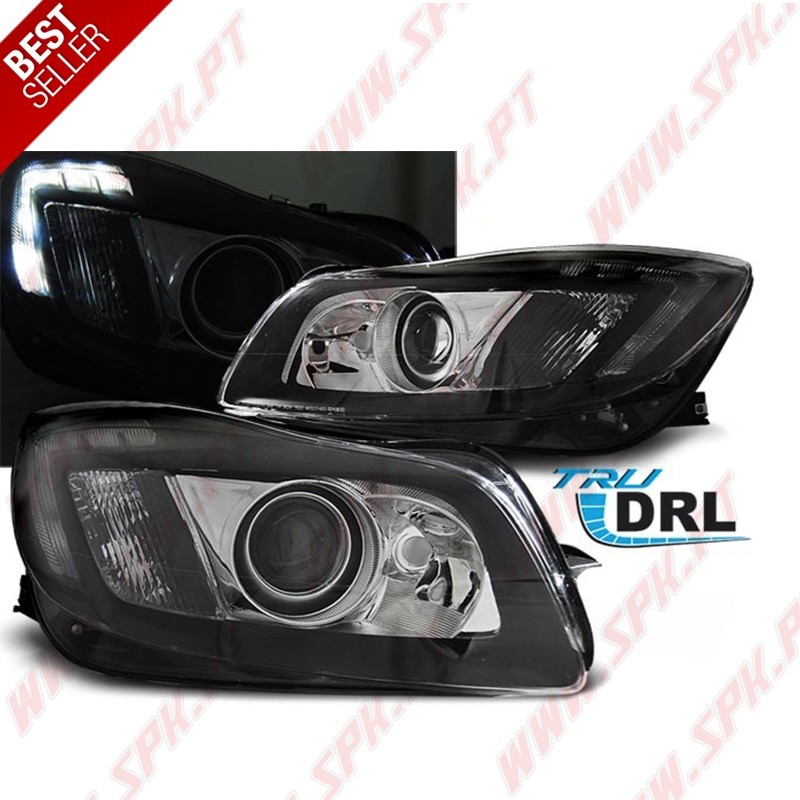 Faróis DRL LED V.1 / Black - Opel Insignia (2008-2012) Faróis DRL LED V.1 / Black - Opel Insignia (2008-2012)