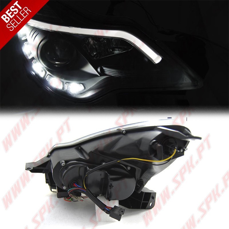 Pack Faróis LED + Piscas LED Smoke - Opel Corsa D (2011-2014) Pack Faróis LED + Piscas LED Smoke - Opel Corsa D (2011-2014)