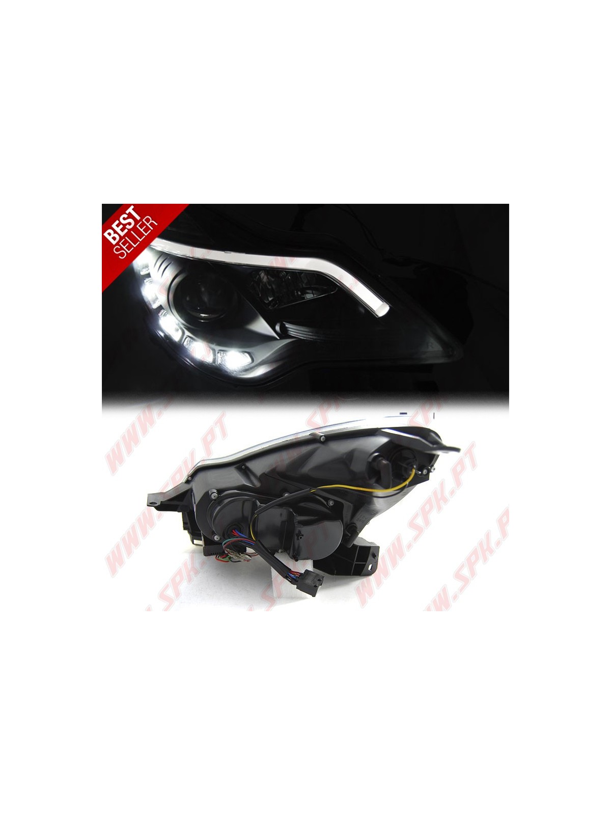 Pack Faróis LED + Piscas LED Smoke - Opel Corsa D (2011-2014) Pack Faróis LED + Piscas LED Smoke - Opel Corsa D (2011-2014)