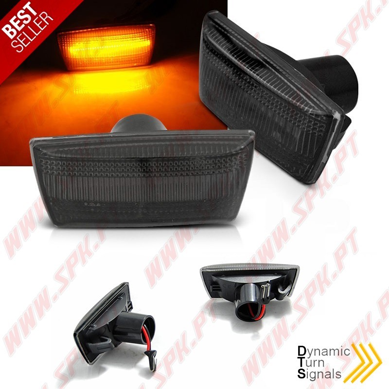 Pack Faróis LED + Piscas LED Smoke - Opel Corsa D (2011-2014) Pack Faróis LED + Piscas LED Smoke - Opel Corsa D (2011-2014)
