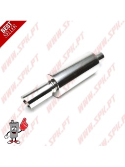 Escape Inox Universal - C/Ponteira Oval 75x77mm