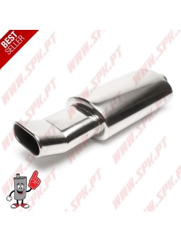 Escape Inox Universal Look DTM - C/Ponteira Oval 70x140mm