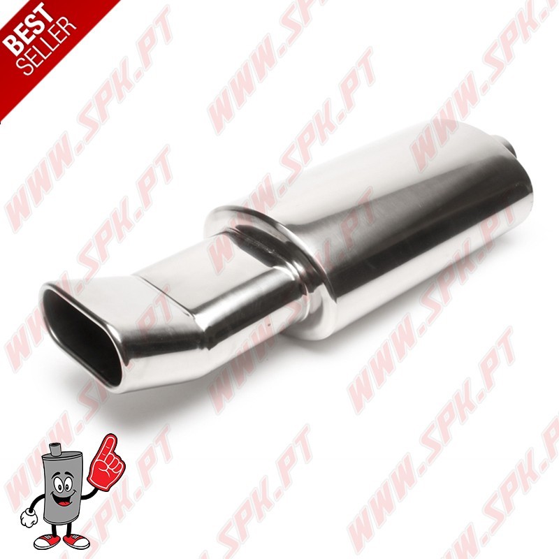 Escape Inox Universal Look DTM - C/Ponteira Oval 70x140mm
