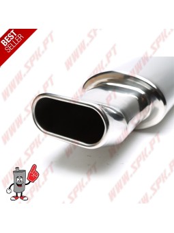 Escape Inox Universal Look DTM - C/Ponteira Oval 70x140mm