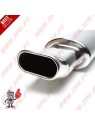 Escape Inox Universal Look DTM - C/Ponteira Oval 70x140mm
