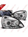 Faróis Angel Eyes LED / Chrome - Renault Clio 2 (2001-2005) Faróis Angel Eyes LED / Chrome - Renault Clio 2 (2001-2005)