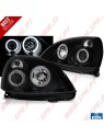 Faróis Angel Eyes CCFL / Black - Renault Clio 2 (2001-2005) Faróis Angel Eyes CCFL / Black - Renault Clio 2 (2001-2005)