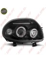 Faróis Angel Eyes LED / Black - Renault Clio 2 (1998-2001)