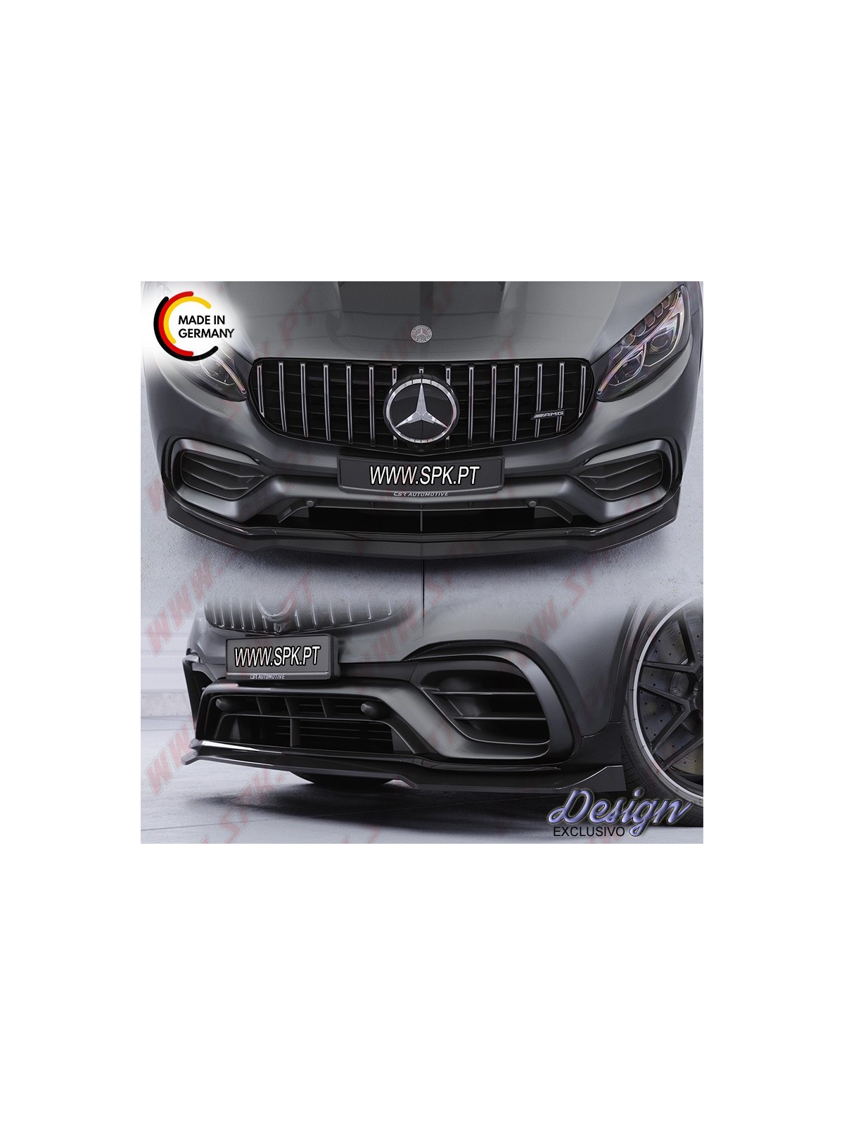 Lip Spoiler Frontal - Mercedes GLC 63 AMG (2015-2022)