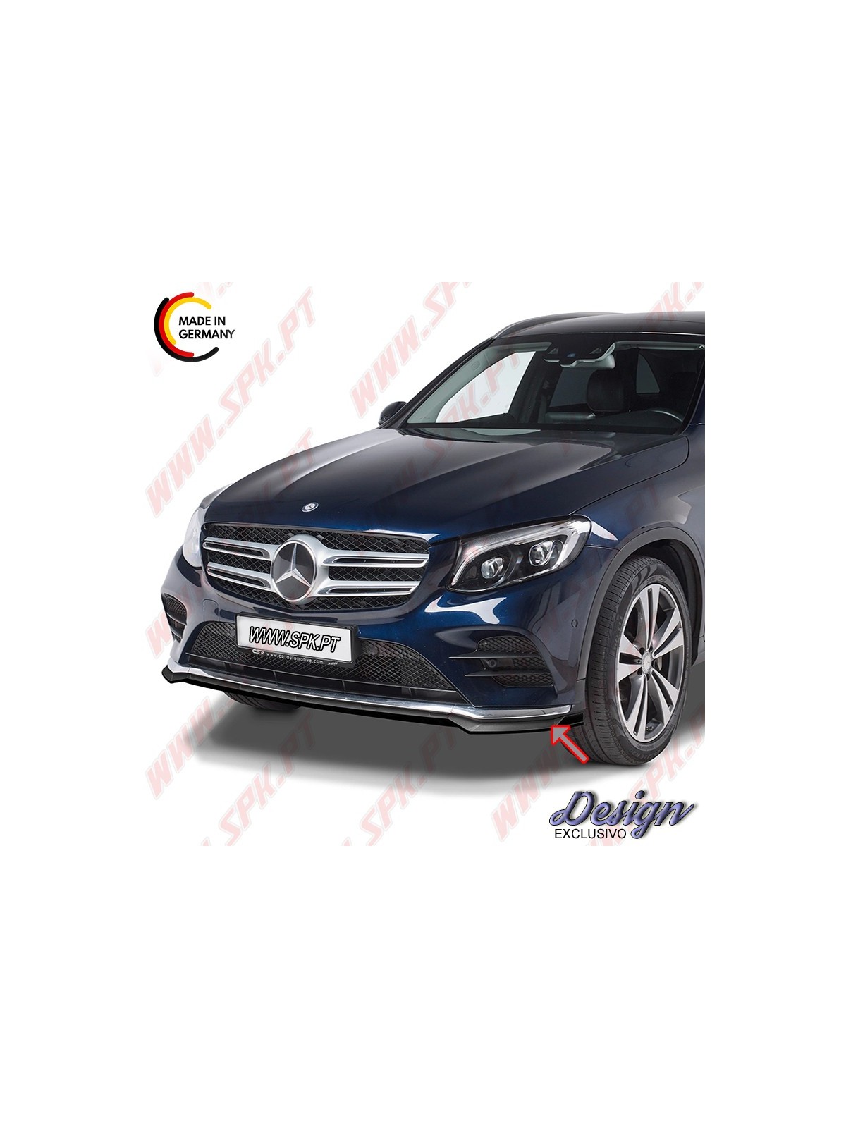 Lip Spoiler Frontal - Mercedes GLC AMG-Line (2016-2019) Lip Spoiler Frontal - Mercedes GLC AMG-Line (2016-2019)