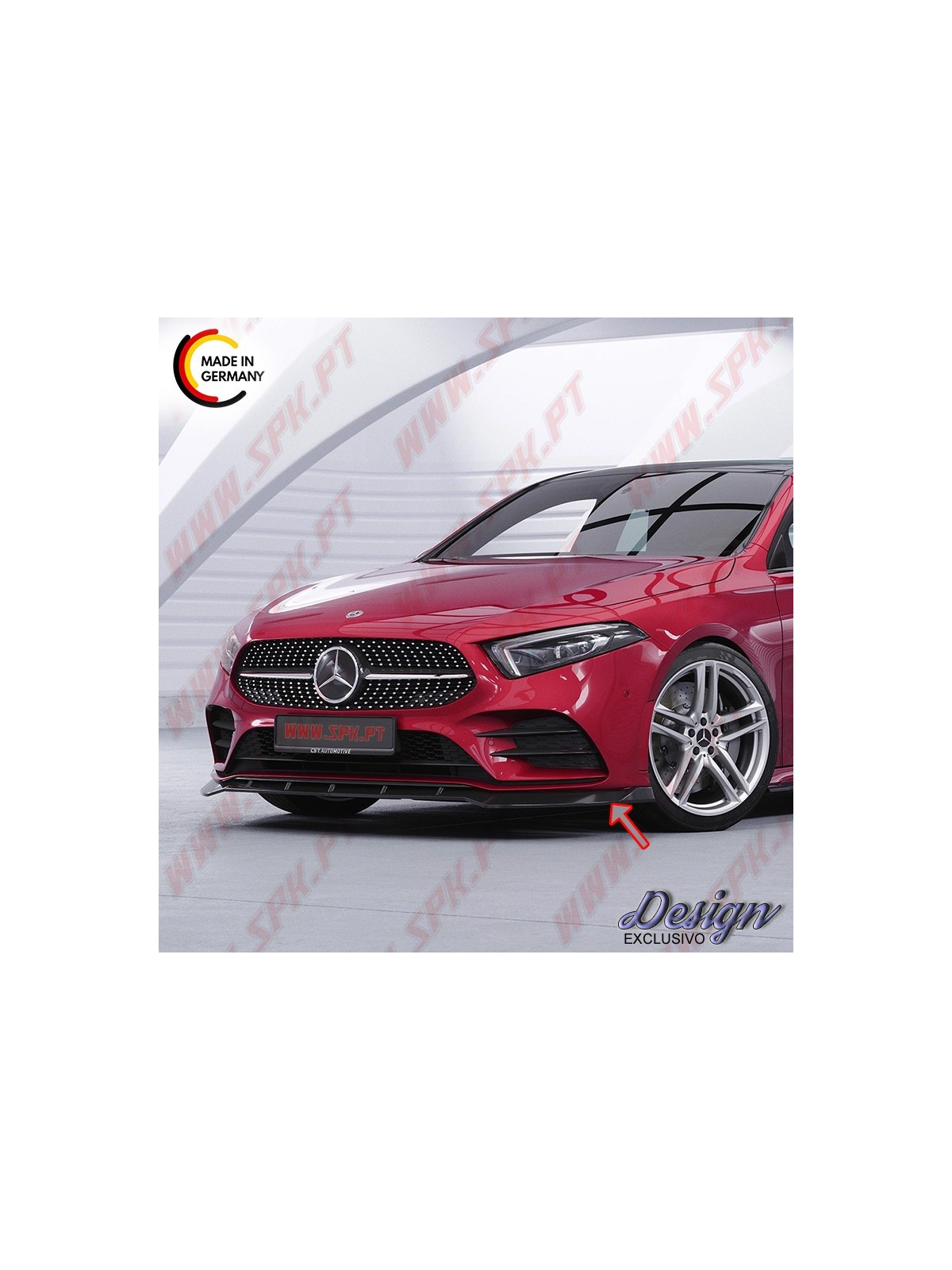 Lip Spoiler Frontal - Mercedes W177 / V177 A35 AMG / AMG-Line (2018-) Lip Spoiler Frontal - Mercedes W177 / V177 A35 AMG / AMG-Line (2018-)
