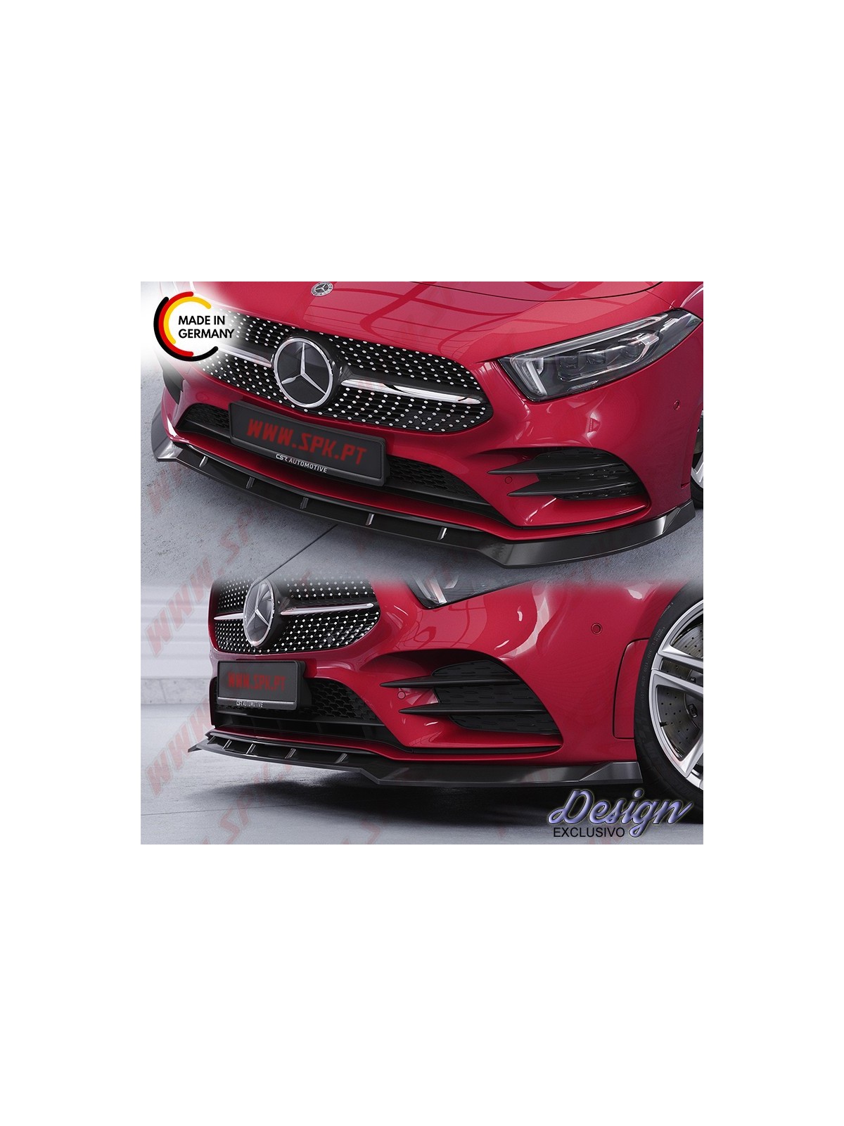 Lip Spoiler Frontal - Mercedes W177 / V177 A35 AMG / AMG-Line (2018-) Lip Spoiler Frontal - Mercedes W177 / V177 A35 AMG / AMG-Line (2018-)