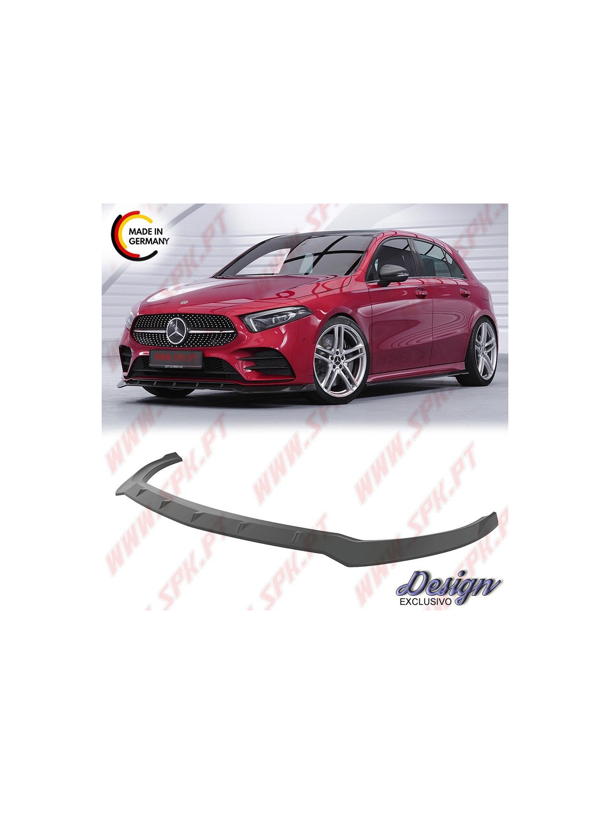 Lip Spoiler Frontal - Mercedes W177 / V177 A35 AMG / AMG-Line (2018-) Lip Spoiler Frontal - Mercedes W177 / V177 A35 AMG / AMG-Line (2018-)