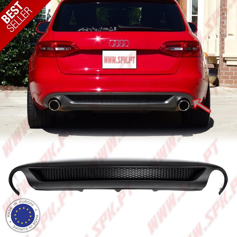 Difusor Traseiro - Audi A4 B8 Avant / Sedan (2007-2012) Difusor Traseiro - Audi A4 B8 Avant / Sedan (2007-2012)