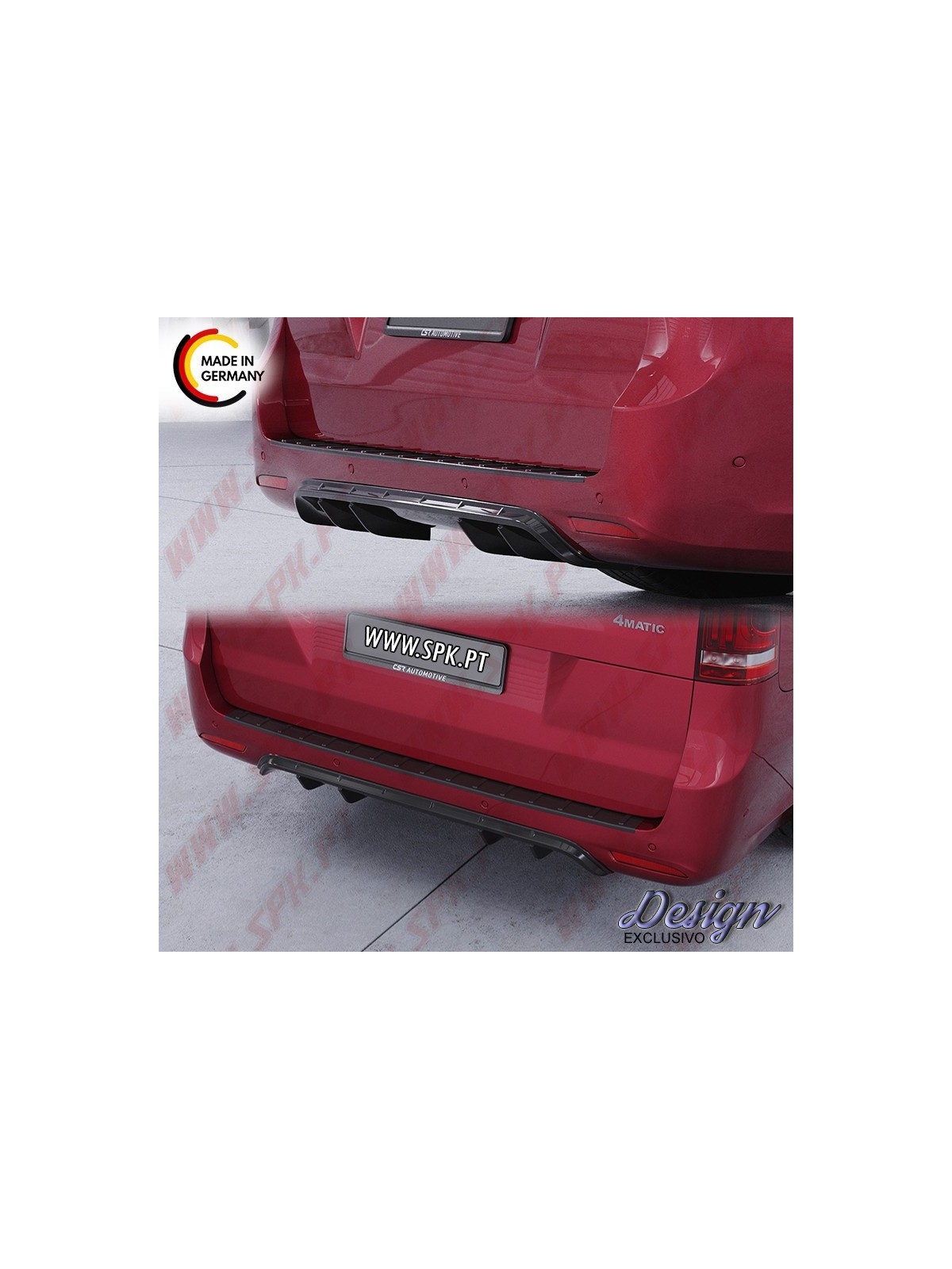 Difusor Traseiro - Mercedes Classe V - 447 (2014-2019)