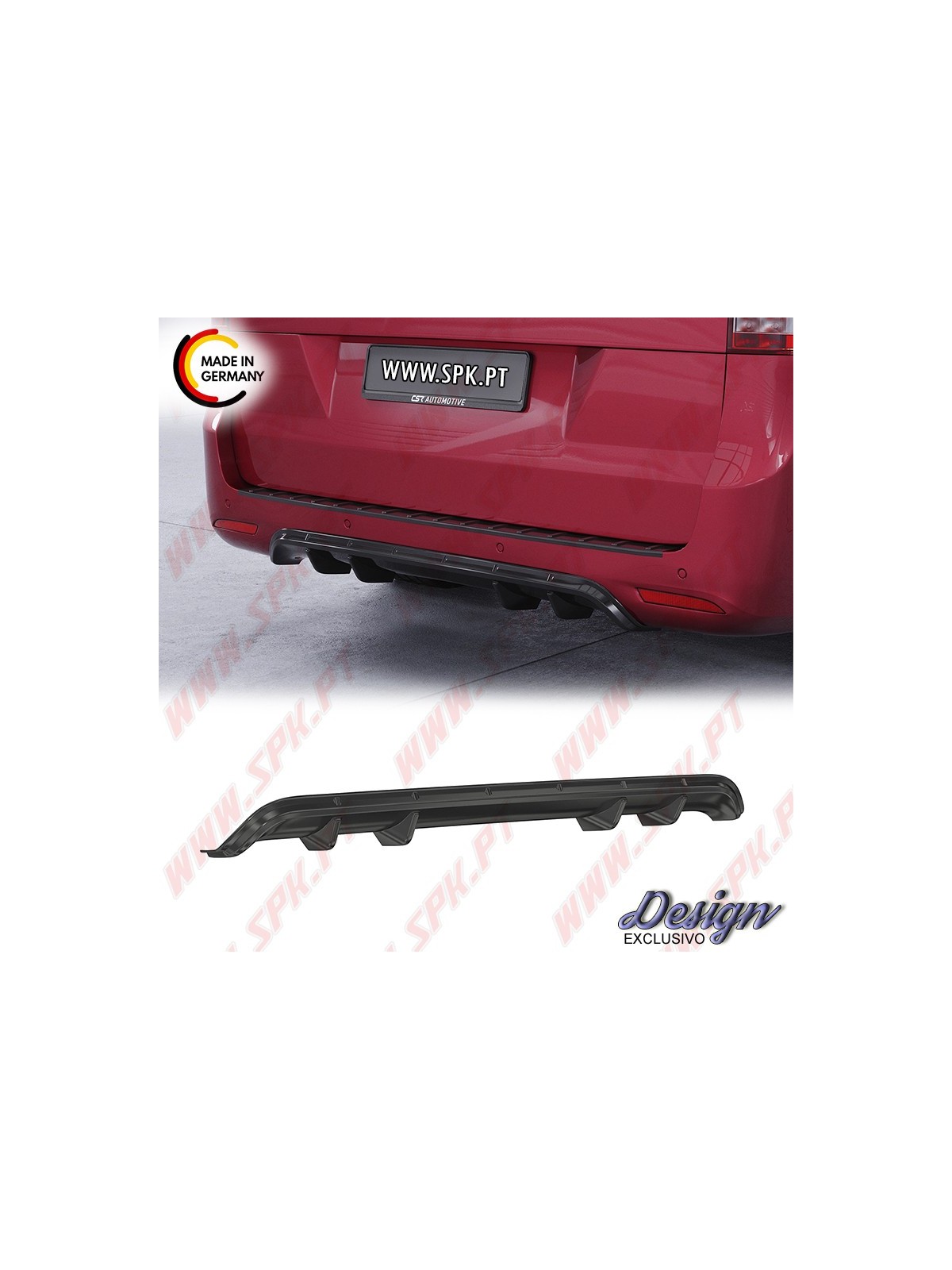 Difusor Traseiro - Mercedes Classe V - 447 (2014-2019)