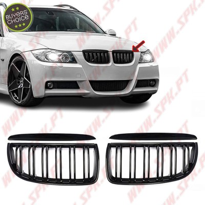 Grelhas Frontais Look M-Performance BMW E90 / E91 (2005-2008)