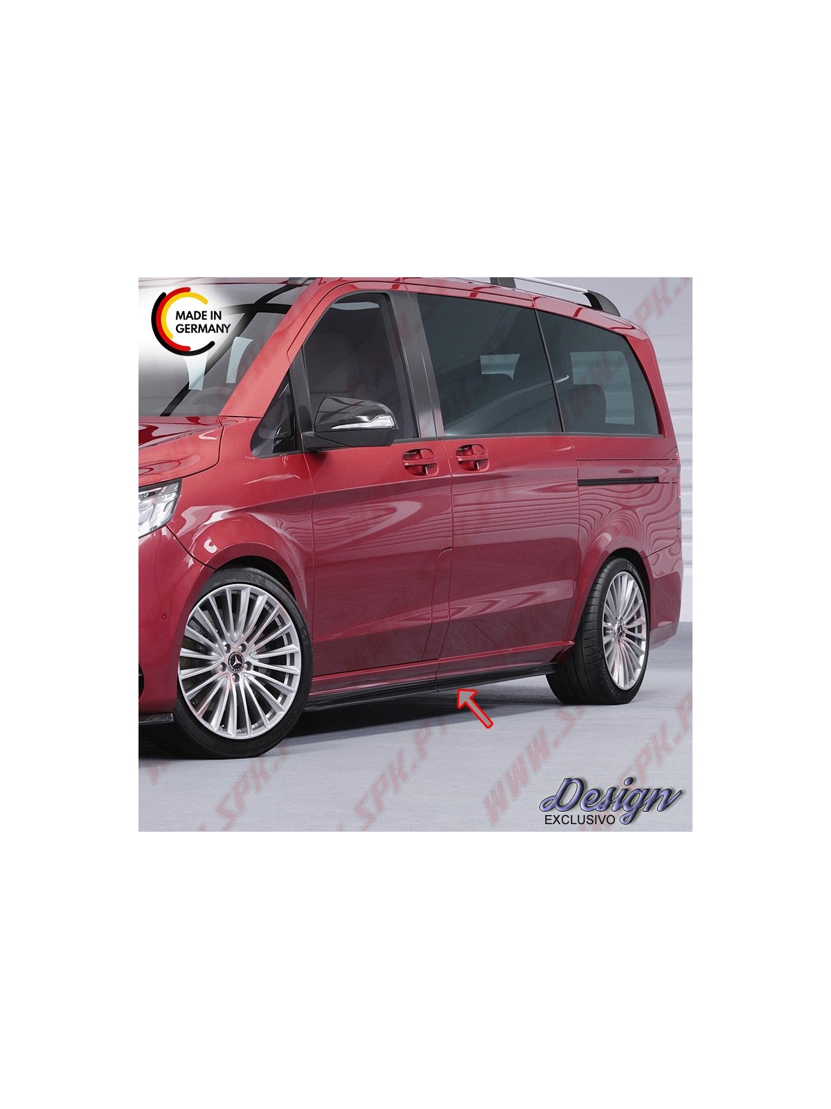 Embaladeiras Laterais - Mercedes Classe V - 447 AMG-Line (2019-)