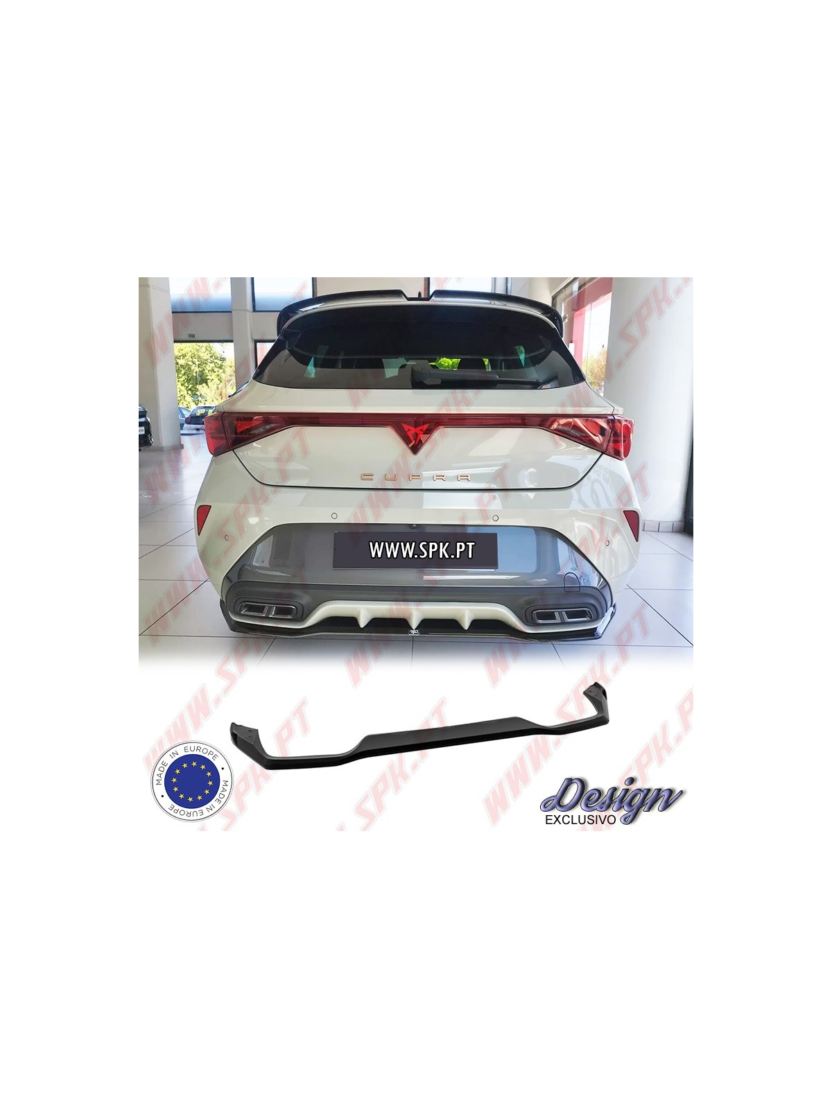 Difusor Traseiro - Cupra Leon MK1 Facelift (2020-) Difusor Traseiro - Cupra Leon MK1 Facelift (2020-)