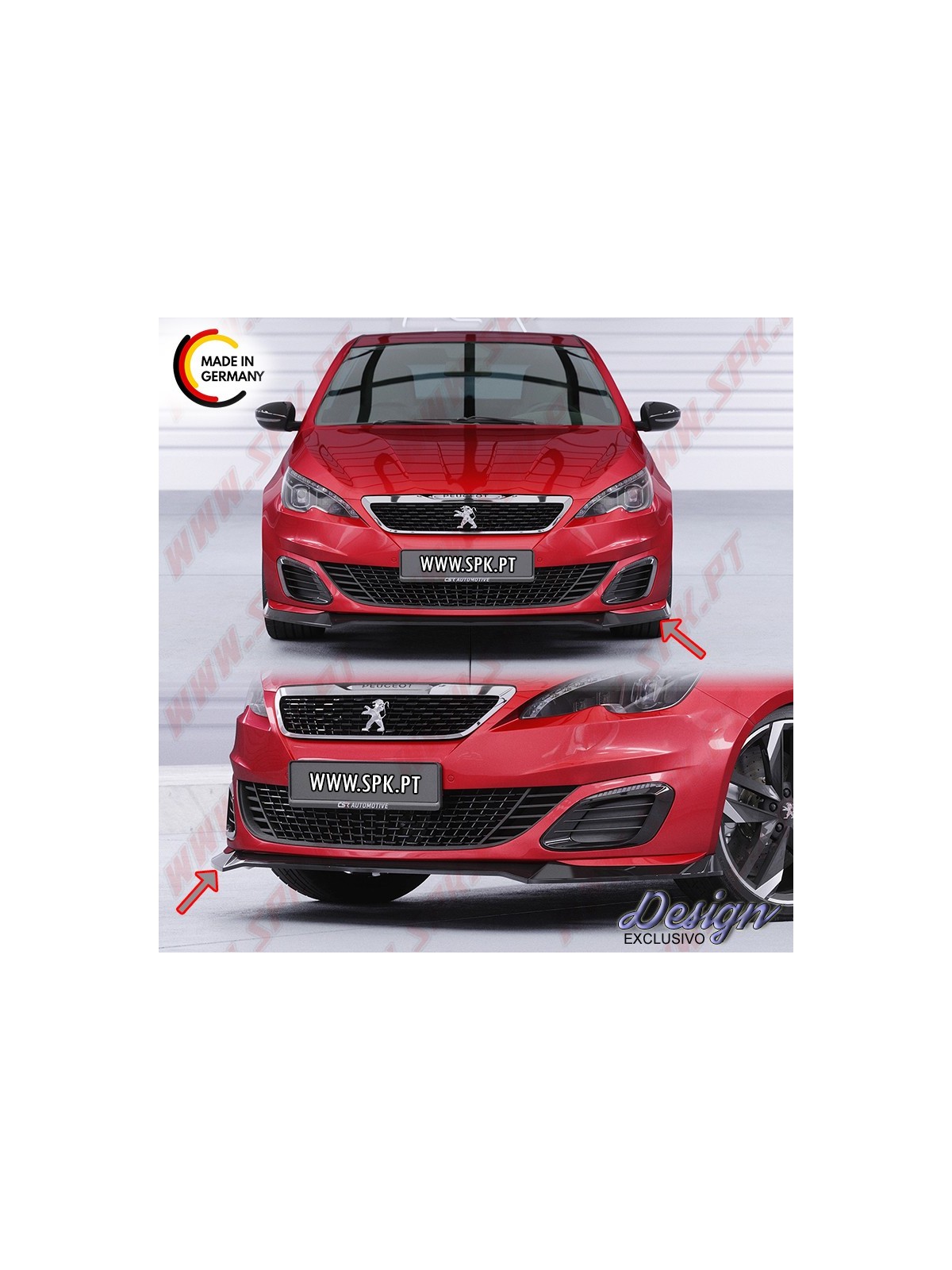 Lip Spoiler Frontal - Peugeot 308 GTI (2017-2021)