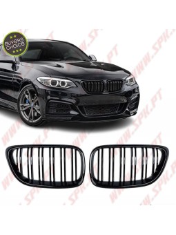 Grelhas Frontais Look M-Performance BMW F22 / F23 / F87 M2 (2014-2020)