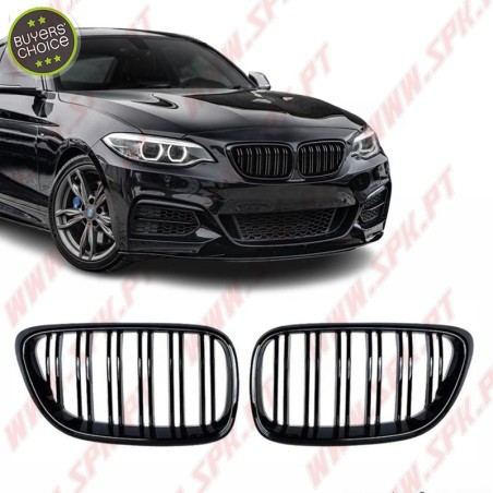 Grelhas Frontais Look M-Performance BMW F22 / F23 / F87 M2 (2014-2020)
