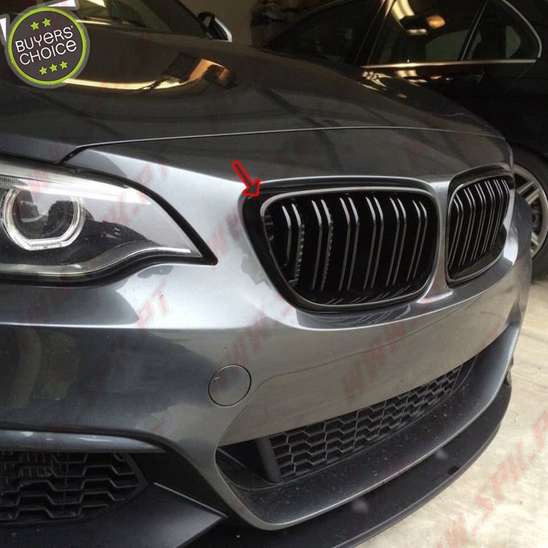 Grelhas Frontais Look M-Performance BMW F22 / F23 / F87 M2 (2014-2020) Grelhas Frontais Look M-Performance BMW F22 / F23 / F87 M2 (2014-2020)
