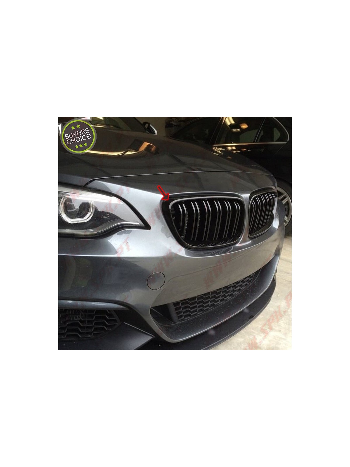 Grelhas Frontais Look M-Performance BMW F22 / F23 / F87 M2 (2014-2020)