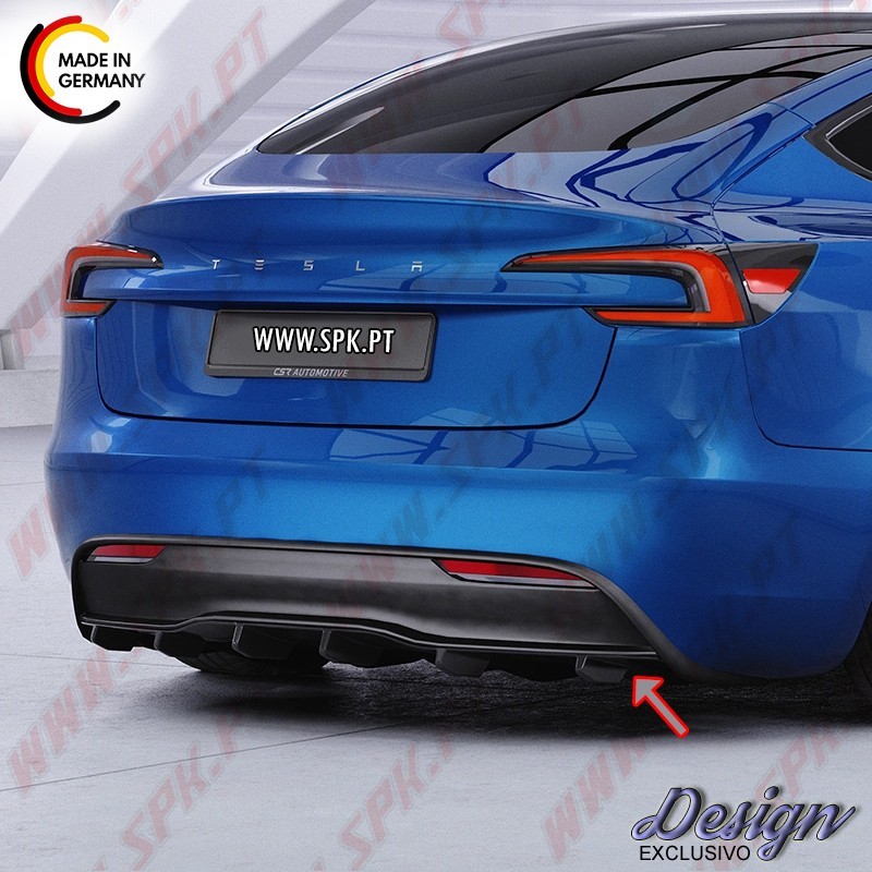 Difusor Traseiro - Tesla Model 3 Facelift (2023-) Difusor Traseiro - Tesla Model 3 Facelift (2023-)