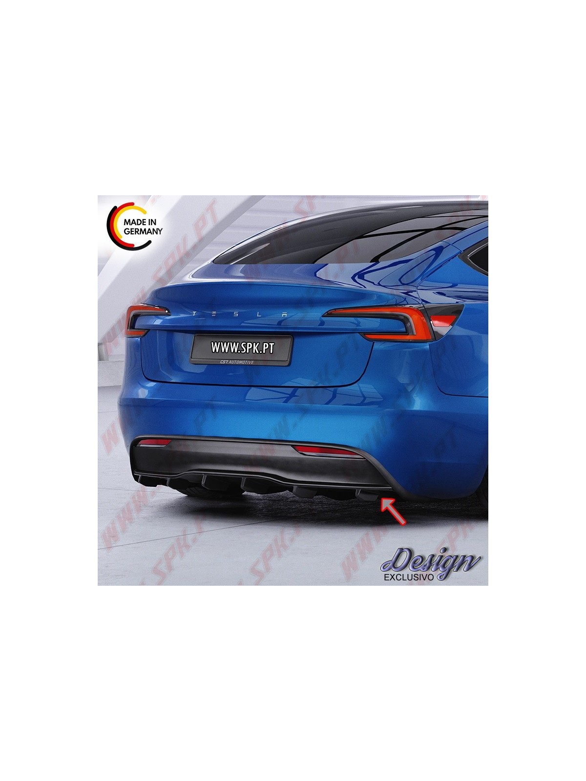 Difusor Traseiro - Tesla Model 3 Facelift (2023-) Difusor Traseiro - Tesla Model 3 Facelift (2023-)