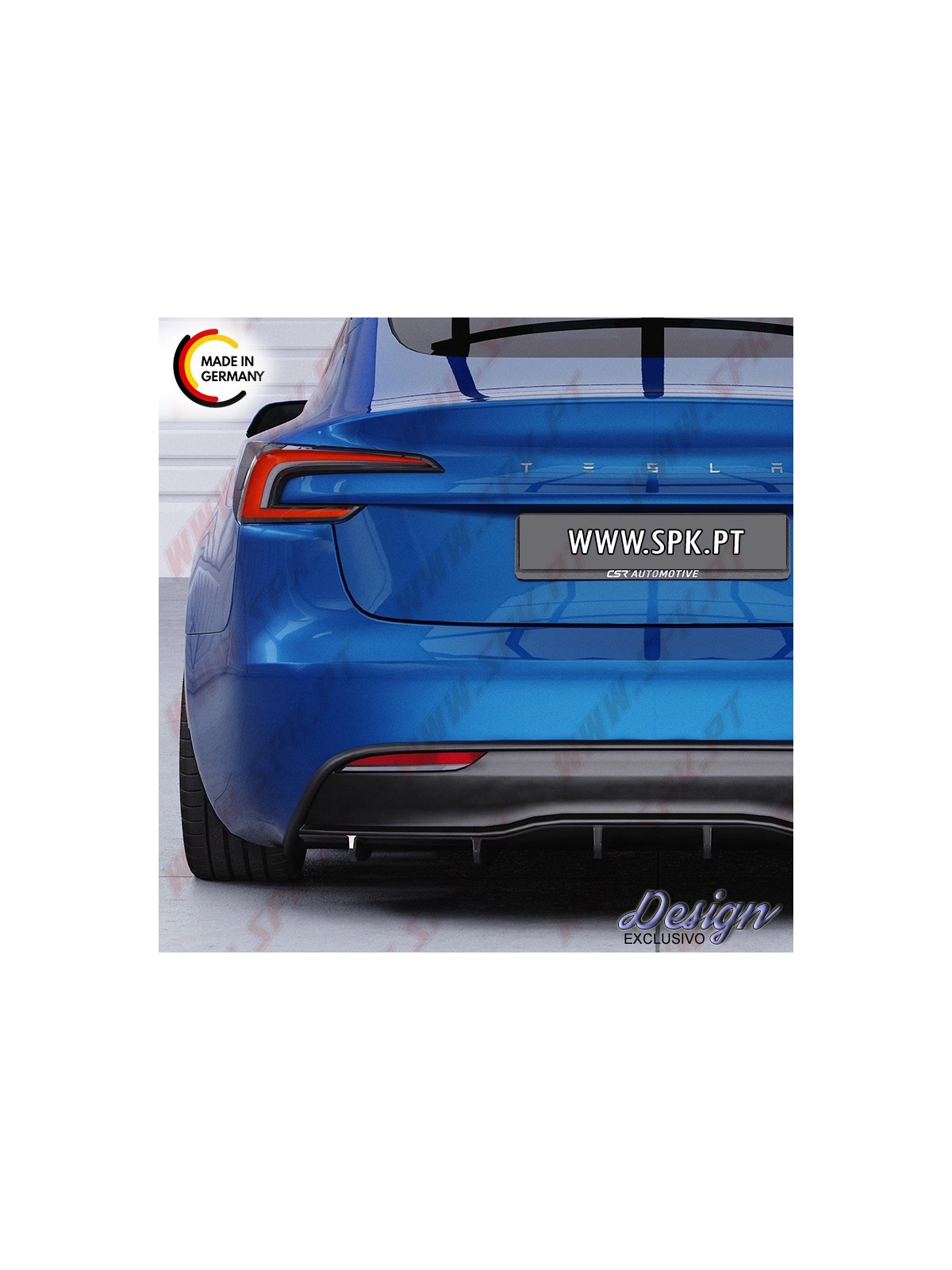 Difusor Traseiro - Tesla Model 3 Facelift (2023-) Difusor Traseiro - Tesla Model 3 Facelift (2023-)