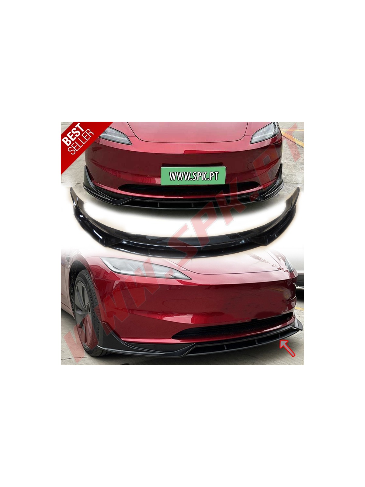 Lip Spoiler Frontal - Tesla Model 3 Facelift (2023-)