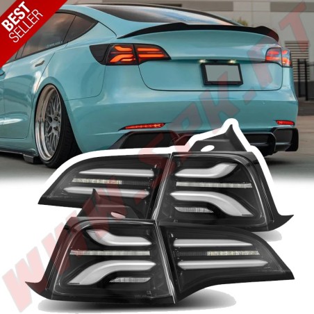 Farolins FULL LED-BAR Black - Tesla Model 3 / Y (2017-2023)
